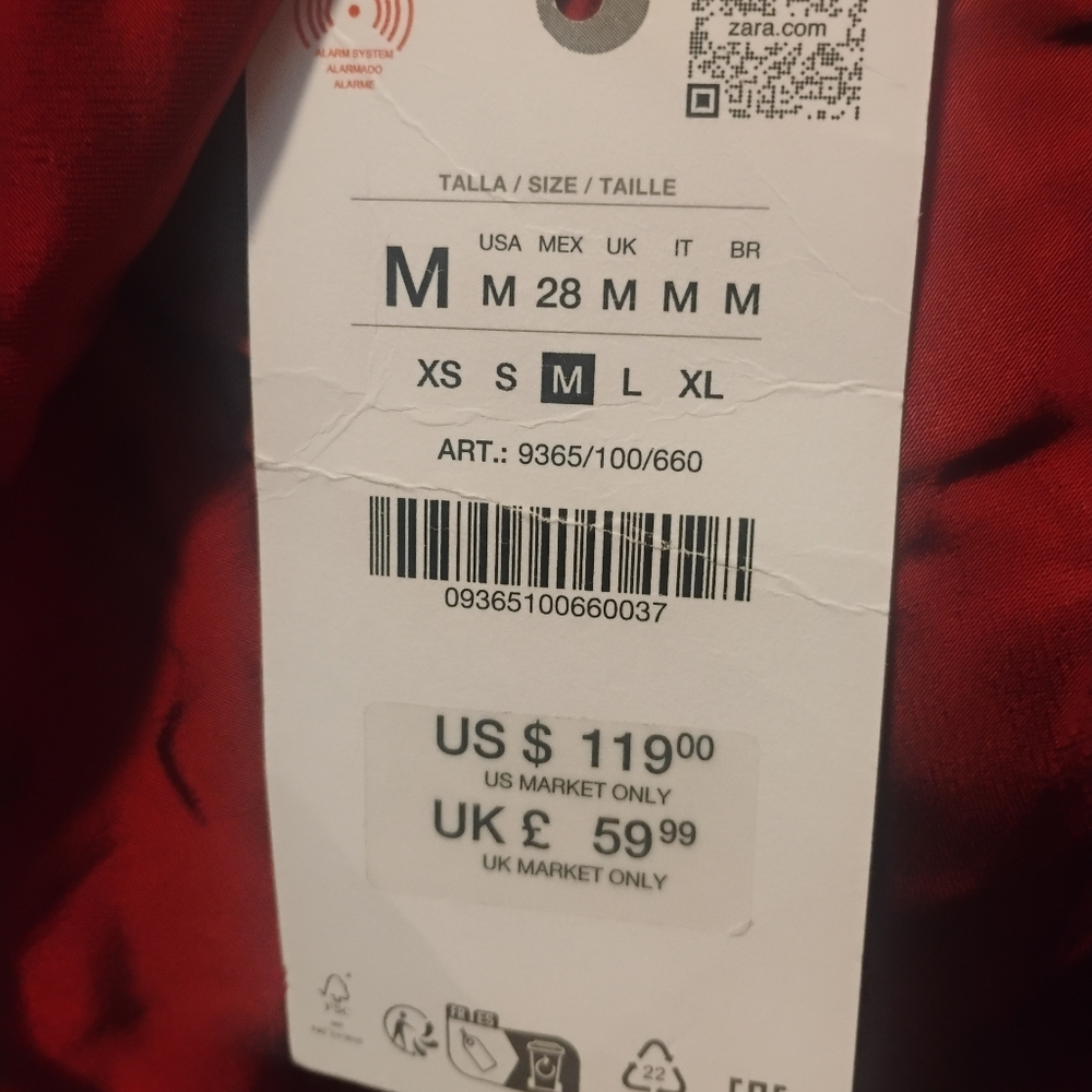 Zara Rust Red Satin Midi Dress - Picture 6 of 6